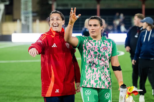 FC Rosengårds målvakt Eartha Cumings och