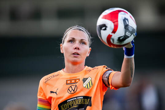 Häckens målvakt Jennifer Falk