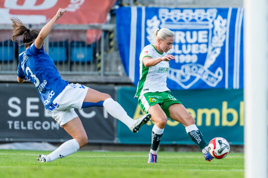 Hammarbys Jonna Andersson, Trelleborgs Thea Birgerud och