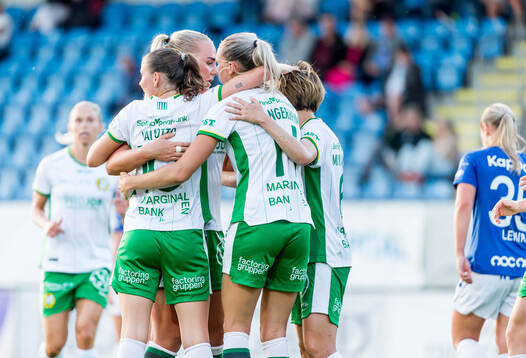 Hammarbys Ellen Wangerheim jublar