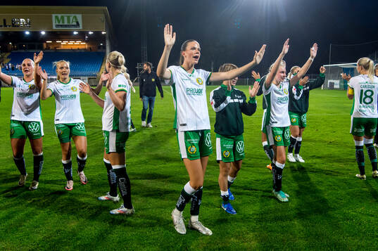 Hammarbys Bella Andersson jublar