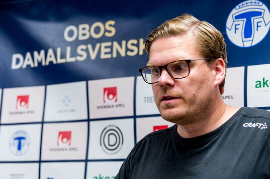 Trelleborgs tränare Joakim Felldin