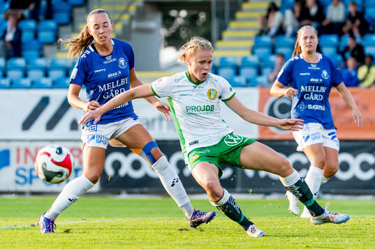 Hammarbys Julie Blakstad och Trelleborgs Athinna Persson