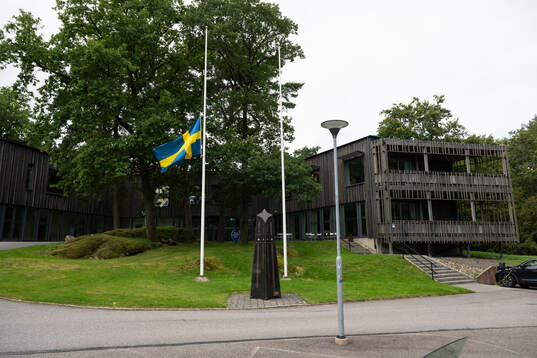 IFK Göteborg flaggar på halv stång
