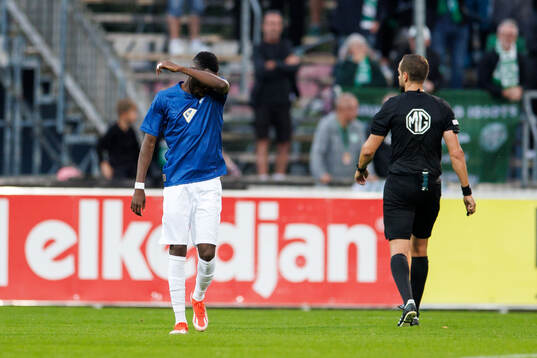 Halmstads Blair Sebastian Turgott deppar