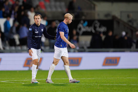 Halmstads Jesper Jonasson Westermark och André Boman deppar