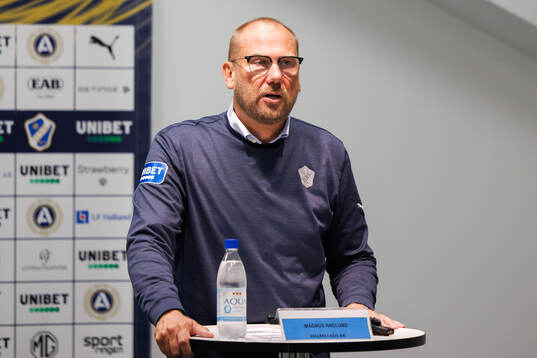 Halmstads tränare Magnus Haglund