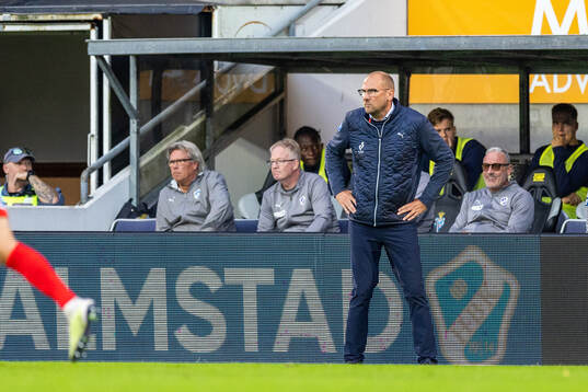 Halmstads tränare Magnus Haglund