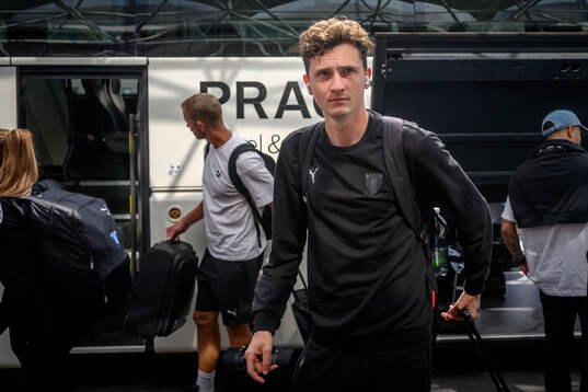 Assistant coach Martin Falk of Malmö FF