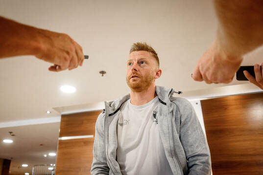 Anders Christiansen of Malmö FF at an interview