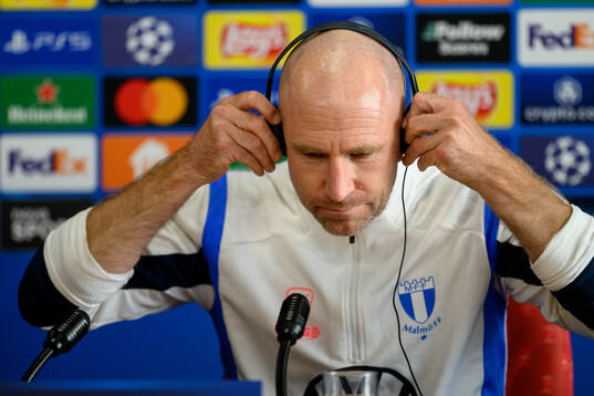 Head coach Henrik Rydström of Malmö FF
