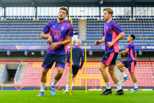 Colin Rösler and Nils Zätterström of Malmö FF