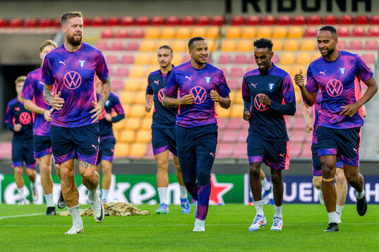 Pontus Jansson, Martin Olsson, Taha Ali and Isaac Kiese