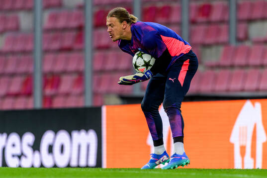 Goalkeeper Johan Dahlin of Malmö FF