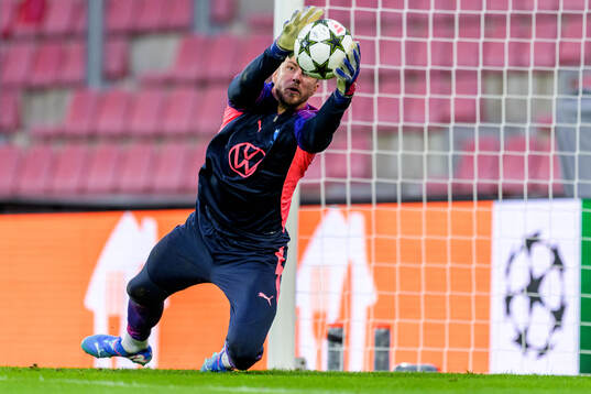 Goalkeeper Ricardo Friedrich of Malmö FF