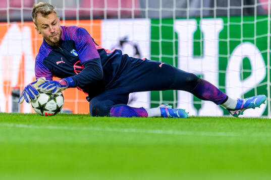 Goalkeeper Ricardo Friedrich of Malmö FF