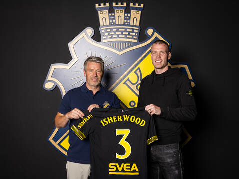 AIKs sportchef Thomas Berntsen och Thomas Isherwood