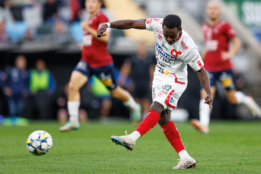 Degerfors Nahom Girmai Netabay gör 0-2