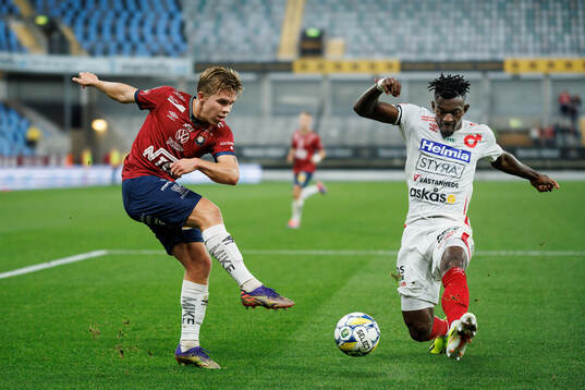Örgrytes Isak Dahlqvist och Degerfors Mamadouba Diaby