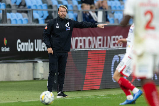 Degerfors tränare William Lundin