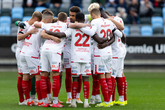 Degerfors spelare samlade