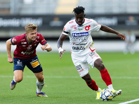 Örgrytes Isak Dahlqvist och Degerfors Mamadouba Diaby