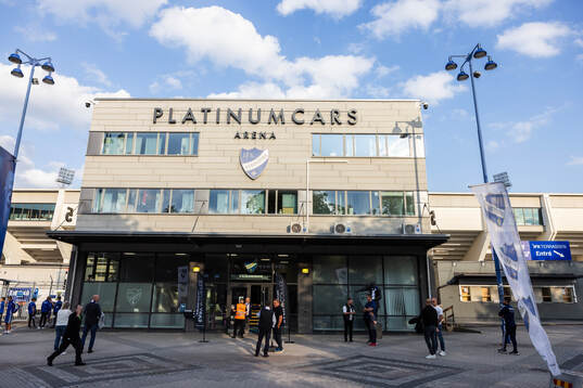 Exteriör vy av Platinumcars Arena