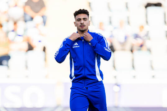 IFK Norrköpings Moutaz Neffati på uppvärmningen