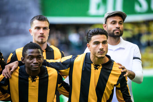 Hammarbys Bouzomana Toure och Jusef Erabi