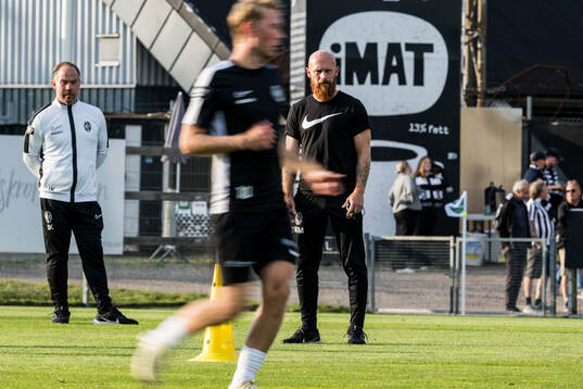 Landskronas tränare Max Mölder