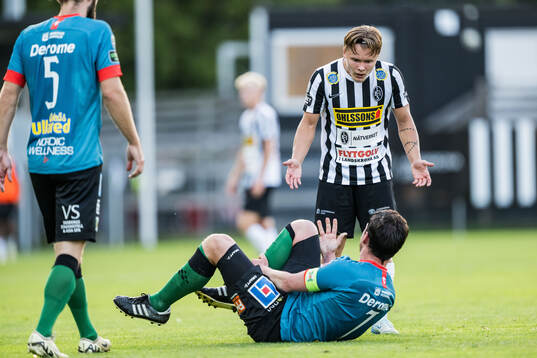 Landskronas Vincent Sundberg och Varbergs Robin Tranberg