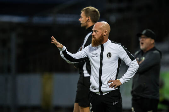 Landskronas tränare Max Mölder