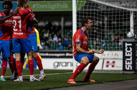 Helsingborgs Jon Birkfeldt jublar