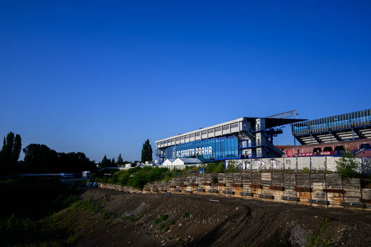 General view of Stadium Letna
