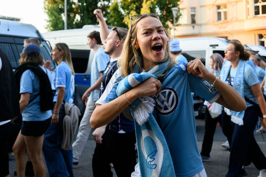 during the UEFA Champions League football match between