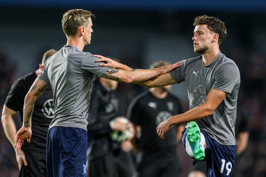 Søren Rieks and Colin Rösler of Malmö FF