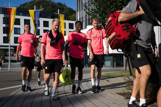 Even Hovland, Mikkel Rygaard Jensen, Akoua Romeo Amane and