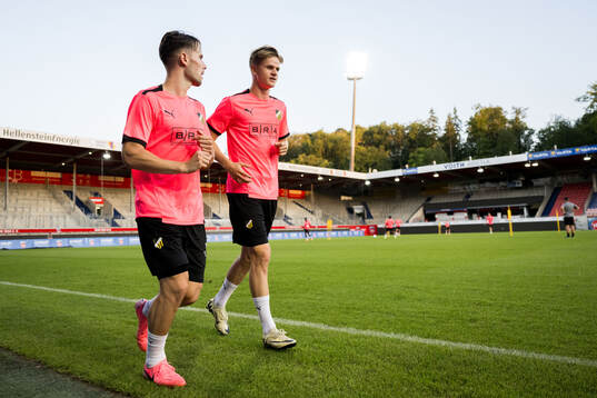 Lars Olden Larsen and Ben Engdahl of Häcken