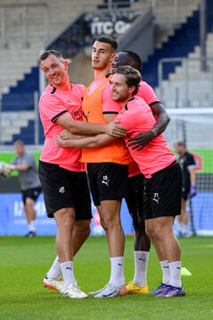Even Hovland, Srdjan Hrstic, John Paul Dembe and Adam