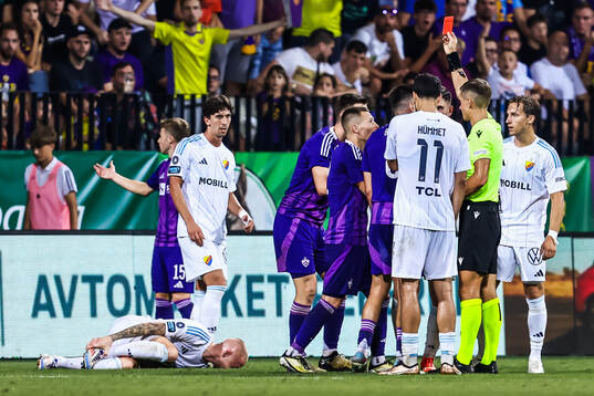 Adam Ståhl of Djurgården in pain