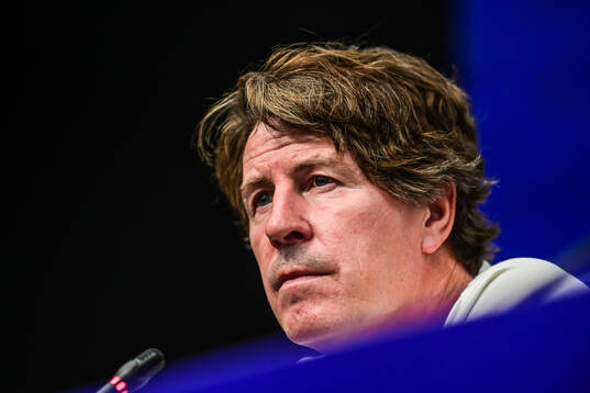 Head coach Thomas Lagerlöf of Djurgården at a press