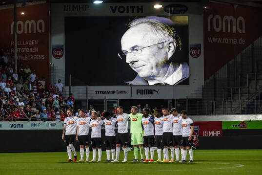 A silent minute for Sven-Göran Eriksson