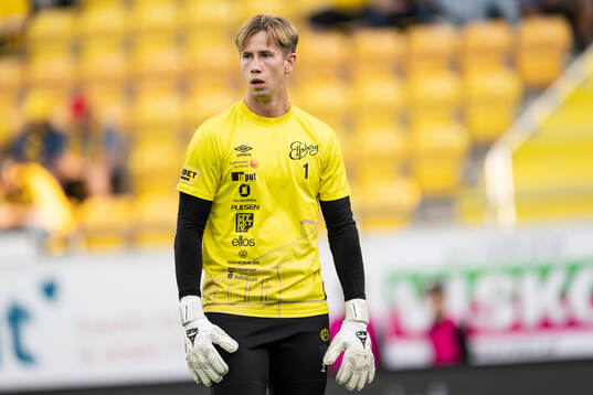 Goalkeeper Melker Uppenberg of Elfsborg