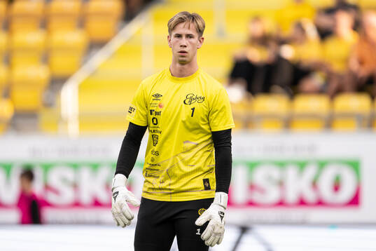 Goalkeeper Melker Uppenberg of Elfsborg of Elfsborg
