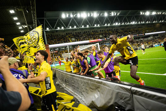 Players of Elfsborg celebrate