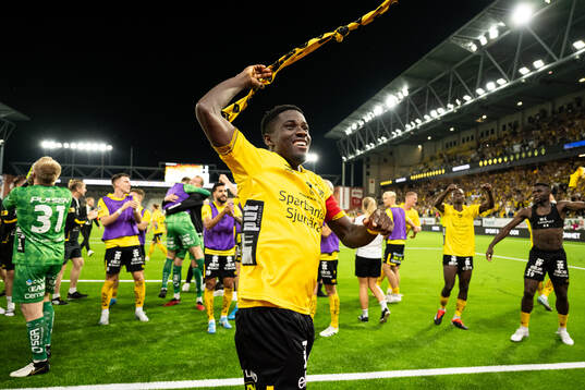 Players of Elfsborg celebrate