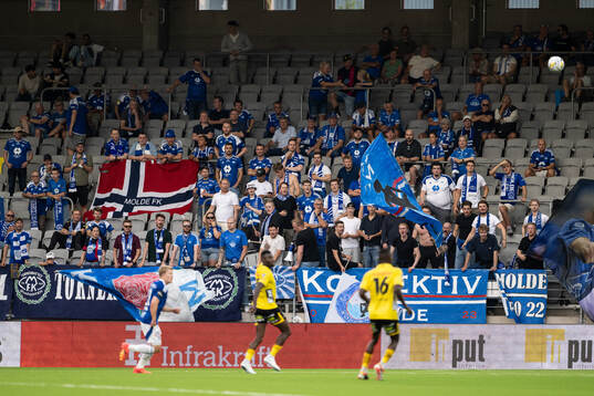 Supporters of Molde in the stands