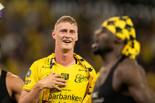 Emil Holten of Elfsborg celebrate