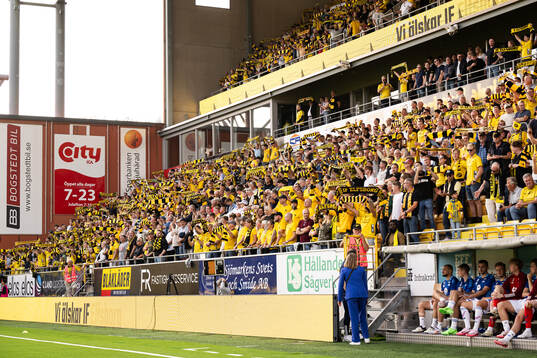 spectators in the stands