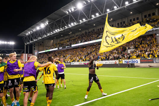 Players of Elfsborg celebrate